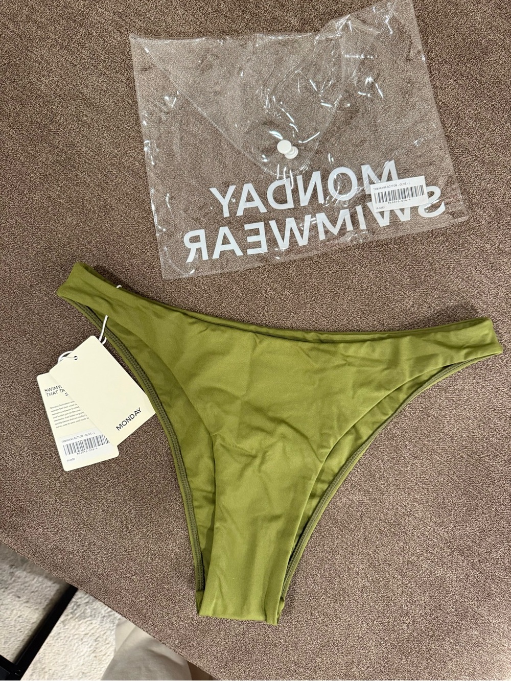 NWT Monday Swimwear Olive Tamarama Bottom